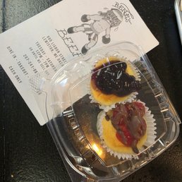 Blueberry Cheesecake and Black Cherry Cheesecake Blueberry Cheesecake and Black Cherry Cheesecake