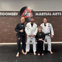 Montgomery Martial Arts - Professor Bill Owner on the left.