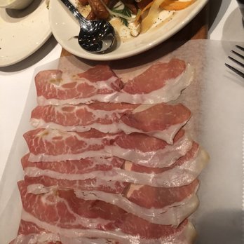 Lupa - Prosciutto di Parma Gran Riserva (18 Months) and the Burrata with Carrot, Maple & Chili - Italian Near Me - New York, New York Lupa - Prosciutto di Parma Gran Riserva (18 Months) and the Burrata with Carrot, Maple & Chili - Italian Near Me - New York, New York