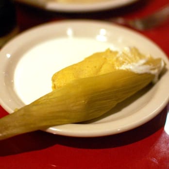 Bahia Restaurant - Tamal De Elote Con Crema $2.5 - Salvadoran Near Me - Brooklyn, New York