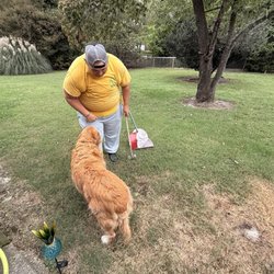 Operation Doggie Doody - KB is great with my dogs & carries treats in his pocket. They are always anxious to go out & visit as is he.