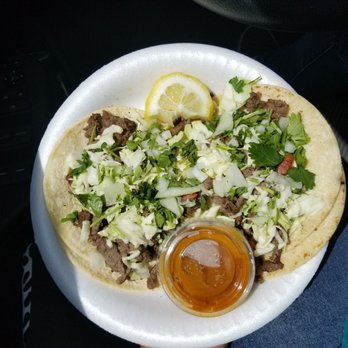Doughnuts To Go - Yummy tacos. Full of meat.I was able to make two more tacos with the extra tortillas they have. Definitely recommend.Cost around $4 for two - Donuts Near Me - Reedley, California