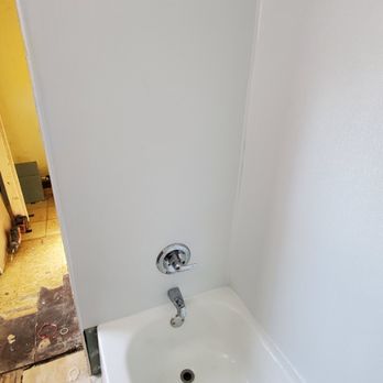 Eagle Plumbing - New tub and budget friendly walls. We're also giving an option to repair the sub floors. - Plumbing Near Me Eagle Plumbing - New tub and budget friendly walls. We're also giving an option to repair the sub floors. - Plumbing Near Me