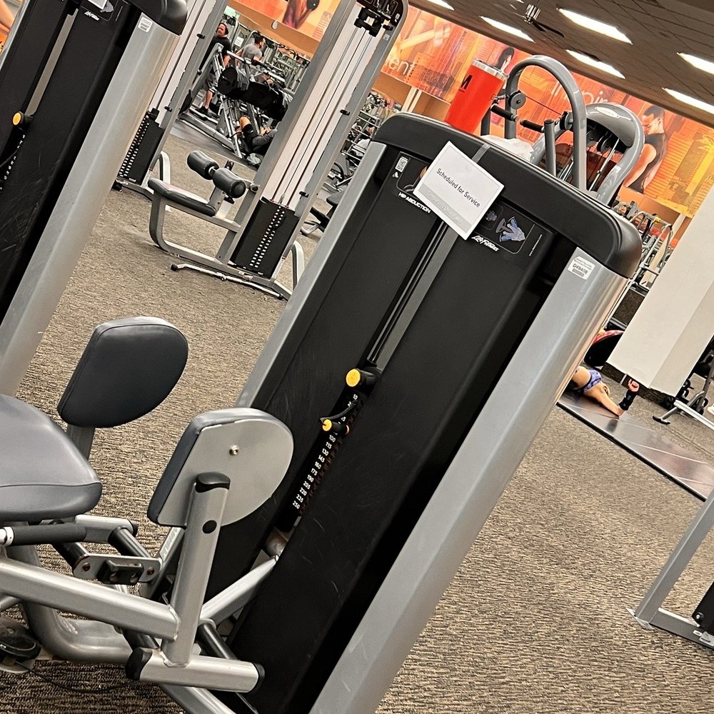 LA Fitness - Several machines out of service. One pic of many. - Trainers Near Me - Austin, Texas LA Fitness - Several machines out of service. One pic of many. - Trainers Near Me - Austin, Texas