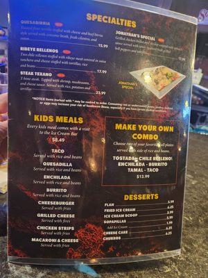 Menu photo 3 Viva Mexican Restaurant Urbandale, IA