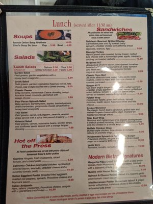 Menu photo 2 Modern Bistro Cumberland, RI