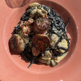 Baci Bistro - Squid ink linguini - Italian Near Me - Kailua, Hawaii Baci Bistro - Squid ink linguini - Italian Near Me - Kailua, Hawaii