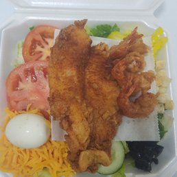 1) Fried Fish W / Fries & Hushpuppies 1) Fried Fish W / Fries & Hushpuppies