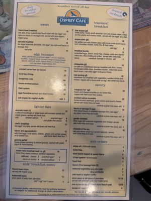 Menu photo 3 Osprey Café Seaside, OR Menu photo 3 Osprey Café Seaside, OR