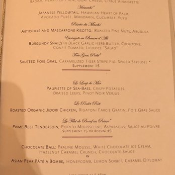 Le Cirque - Pre-Theater menu available 5-5:45pm - French Near Me - Las Vegas, Nevada