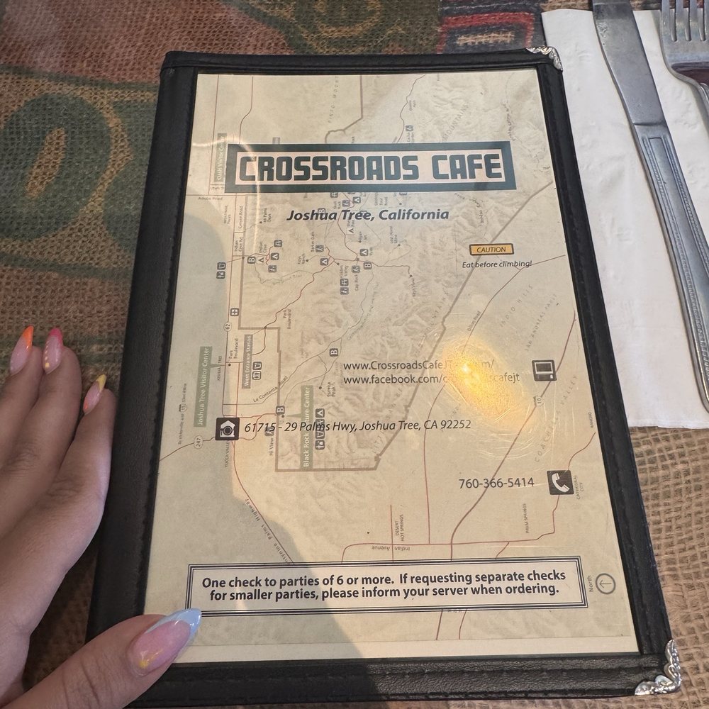 Crossroads Cafe - Menu - Cafes Near Me - Joshua Tree, California Crossroads Cafe - Menu - Cafes Near Me - Joshua Tree, California