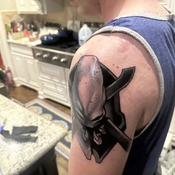 1up ink Tattoo Studios - Halo Legendsry Symbol - Tattoo Near Me - Dallas, Texas 1up ink Tattoo Studios - Halo Legendsry Symbol - Tattoo Near Me - Dallas, Texas