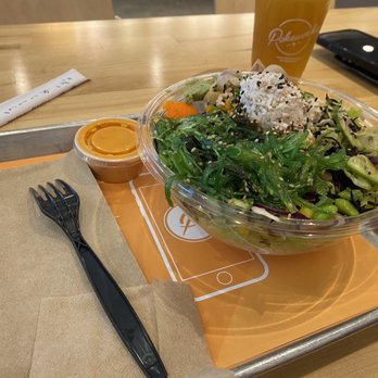 Pokeworks - Handcrafted Green Tea Lightly Sweetened - Poke Near Me - Houston, Texas