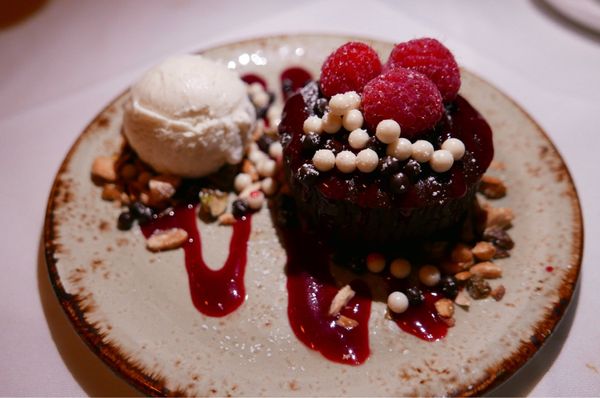 Photo of The Lobster - Santa Monica, CA, US. Chocolate dessert was a perfect grand finale at the Lobster in Santa Monica