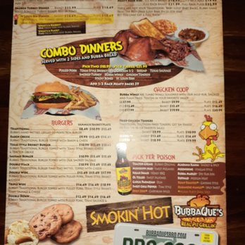 BubbaQue's - Crystal River - Menu - Barbeque Near Me - Crystal River, Florida BubbaQue's - Crystal River - Menu - Barbeque Near Me - Crystal River, Florida
