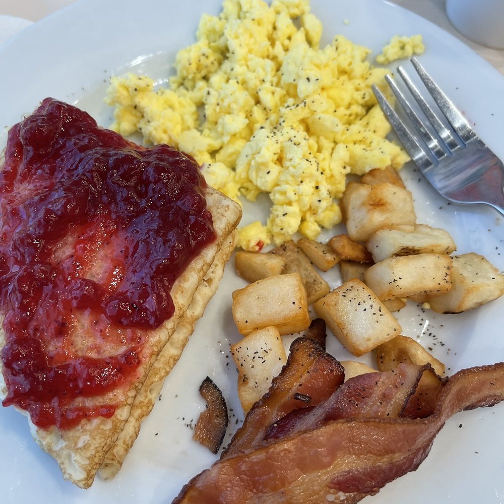 IKEA - Medium breakfast (I put pepper on it before I took the picture it doesn't come like that.) - Scandinavian Near Me - Orlando, Florida IKEA - Medium breakfast (I put pepper on it before I took the picture it doesn't come like that.) - Scandinavian Near Me - Orlando, Florida