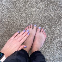 Gel mani and pedi Gel mani and pedi