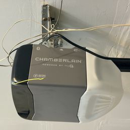 The new garage door opener
