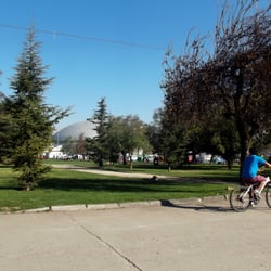 Parque O'Higgins - Vista del parque y del Movistar Arena