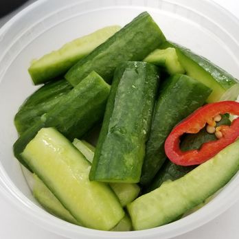 Dumpling Time - Cucumber and Fresno Chili Salad ($5) - Dim Sum Near Me - San Francisco, California