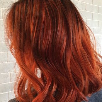 Level Eleven Salon - Copper coloring service done by Level Eleven stylist Lauren Wichmann. - Hair Salons Near Me - Houston, Texas