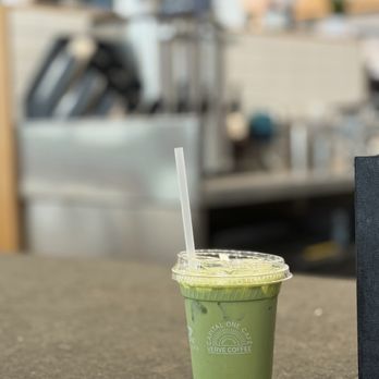 Capital One Café - Cardamom ginger matcha latte - Banks & Credit Unions Near Me - Santa Monica, California
