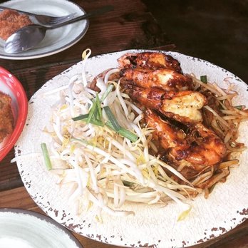 Khao Nom - Chan-Chan noodles with Jumbo Shrimps - Desserts Near Me - Elmhurst, New York