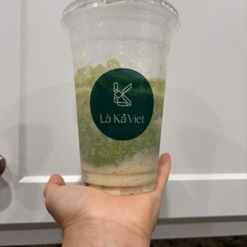 La Ka Viet - Banana Pudding Matcha, no ice. - Desserts Near Me - Westminster, California La Ka Viet - Banana Pudding Matcha, no ice. - Desserts Near Me - Westminster, California