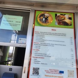La Casa del Burrito - Menu