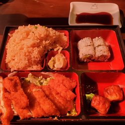Edo Japan - Bento box featuring Chicken Katsu.
