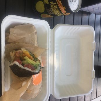 Pokeworks - Large Poke Burrito with Hawaiian Sun Lilikoi Passion! - Poke Near Me - Bellevue, Washington Pokeworks - Large Poke Burrito with Hawaiian Sun Lilikoi Passion! - Poke Near Me - Bellevue, Washington