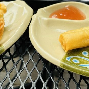 Soho Sushi - Crab Rangoons and harimuka (veggie spring rolls) - Sushi Bars Near Me - Grand Rapids, Michigan