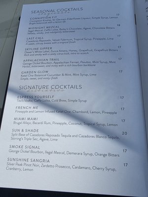 Menu photo 1 Nuvole Rooftop TwentyTwo Charlotte, NC Menu photo 1 Nuvole Rooftop TwentyTwo Charlotte, NC