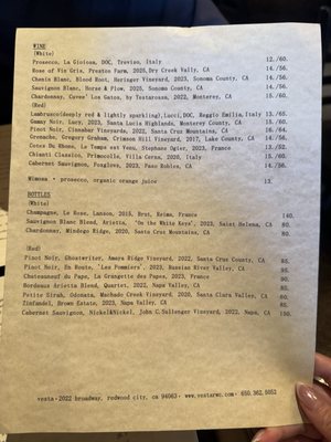 Menu photo 4 Vesta Redwood City, CA Menu photo 4 Vesta Redwood City, CA