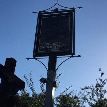 Ye Old Fighting Cocks - Sign out back from the street - Pubs Near Me - St Albans, HRT Ye Old Fighting Cocks - Sign out back from the street - Pubs Near Me - St Albans, HRT