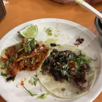 El Fogón - Al pastor and skirt steak taco - Tacos Near Me - Playa del Carmen, ROO El Fogón - Al pastor and skirt steak taco - Tacos Near Me - Playa del Carmen, ROO