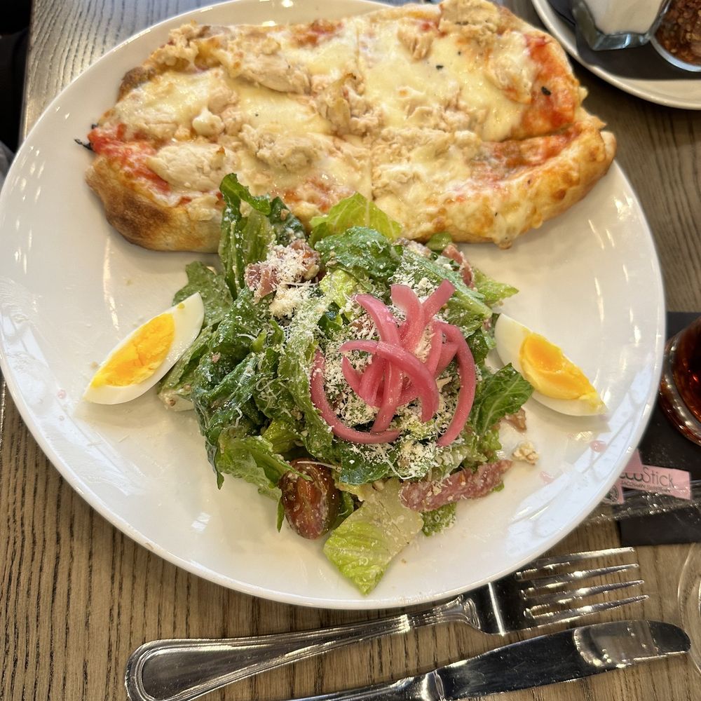 Theo's Italian - Chicken Pinsa and Cobb Salad - Italian Near Me - Plainfield, Indiana