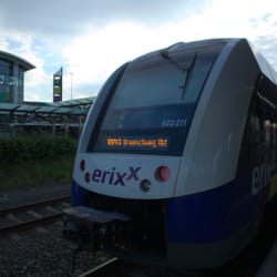Bahnhof Wolfenbüttel - Zug erixx nach Stopp in Wolfenbüttel auf der Fahrt nach BS HBf