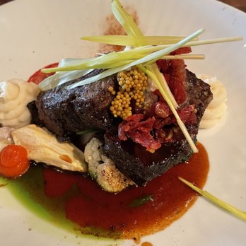 Oakleys Bistro - Beef short rib made to be gluten free. Tender and delicious. - New American Near Me - Indianapolis, Indiana Oakleys Bistro - Beef short rib made to be gluten free. Tender and delicious. - New American Near Me - Indianapolis, Indiana