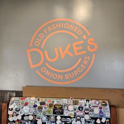 Dukes Old Fashioned Onion Burgers - It's at the entrance