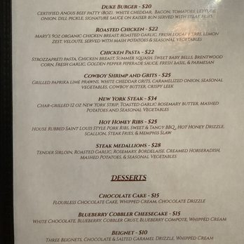 The Duke - Menu - American Near Me - Jackson, California The Duke - Menu - American Near Me - Jackson, California