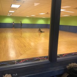 Markham Roller Rink - Beginner skaters area.