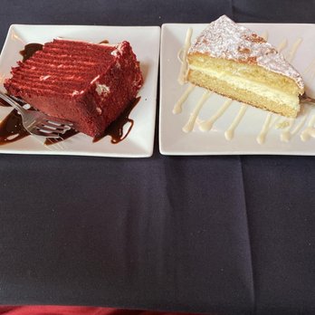 RockSalt Grille - Smith Island red velvet cake & Italian lemon cream cake. - Seafood Near Me - Westminster, Maryland RockSalt Grille - Smith Island red velvet cake & Italian lemon cream cake. - Seafood Near Me - Westminster, Maryland