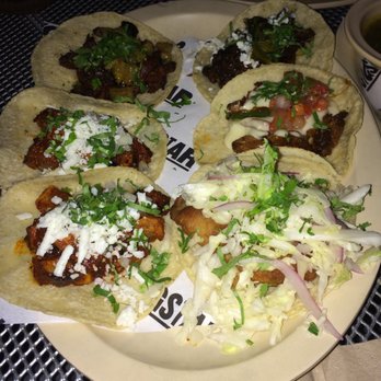 Big Star - 9.8.17 taco de panza ($4), taco al pastor ($3.5), taco de pescado ($4), taco de chorizo discada ($3) - Mexican Near Me - Chicago, Illinois