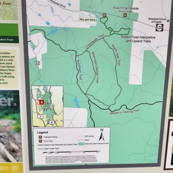 Robert Frost Interpretive Trail - Map - Active Life Near Me - Middlebury, Vermont Robert Frost Interpretive Trail - Map - Active Life Near Me - Middlebury, Vermont