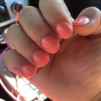 Queen Marys Nails - Acrylic fill in. Not too long and rounded like I requested. - Nail Salons Near Me - Ronkonkoma, New York Queen Marys Nails - Acrylic fill in. Not too long and rounded like I requested. - Nail Salons Near Me - Ronkonkoma, New York