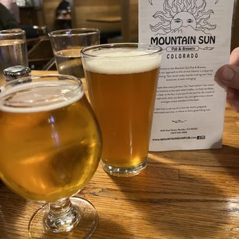 Mountain Sun Pub & Brewery - Citrus sour and Hazy - Pubs Near Me - Boulder, Colorado