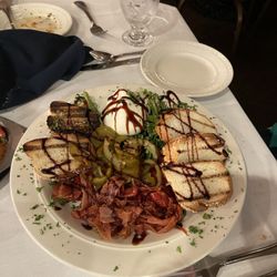 Charlotte's Restaurant - Barada with sweet peppers, hot peppers with shadow with balsamic glaze
