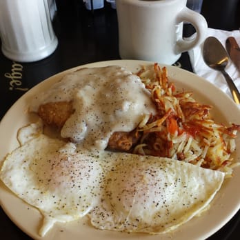 Slingers - Chicken fried steak & eggs - American Near Me - House Springs, Missouri