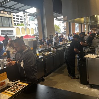 Eggslut - View of counter from ordering line - Breakfast & Brunch Near Me - Los Angeles, California Eggslut - View of counter from ordering line - Breakfast & Brunch Near Me - Los Angeles, California